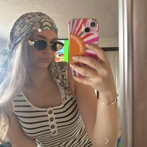 2 Pairs Metal Frame Oval Shaped Trendy Fashion Sunglasses 90's Y2K